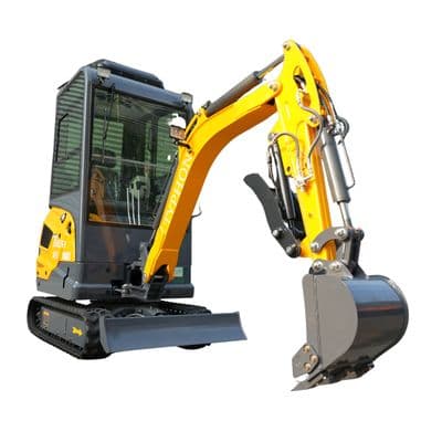 TYPHON TERROR XVII PRO Prestige Edition Mini Excavator 4000LB Kubota D902 Diesel, Enclosed Cab with AC/Heat, Hydraulic Thumb thumbnail 14