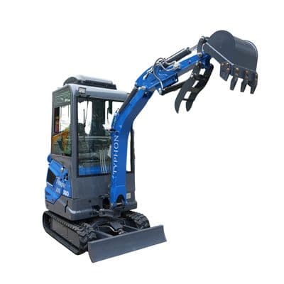 TYPHON TERROR XVII PRO Prestige Edition – Enclosed Mini Excavator with AC, Heater & Ergonomic Comfort thumbnail 14