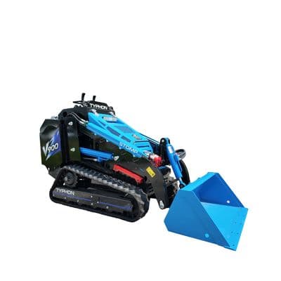 Brand New TYPHON STOMP V900 Mini Track Loader Kubota D1105 25HP Diesel Stand-On Skid Steer EPA / EU Stage V thumbnail 13