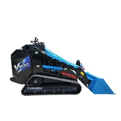 Brand New TYPHON STOMP V900 Mini Track Loader Kubota D1105 25HP Diesel Stand-On Skid Steer EPA / EU Stage V thumbnail 14