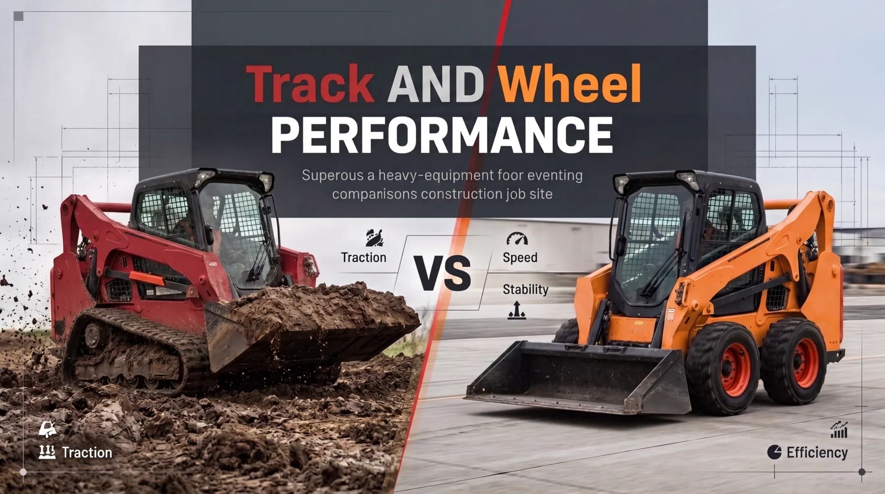 Track vs. Wheel Skid Steer Performance: What's the Difference?