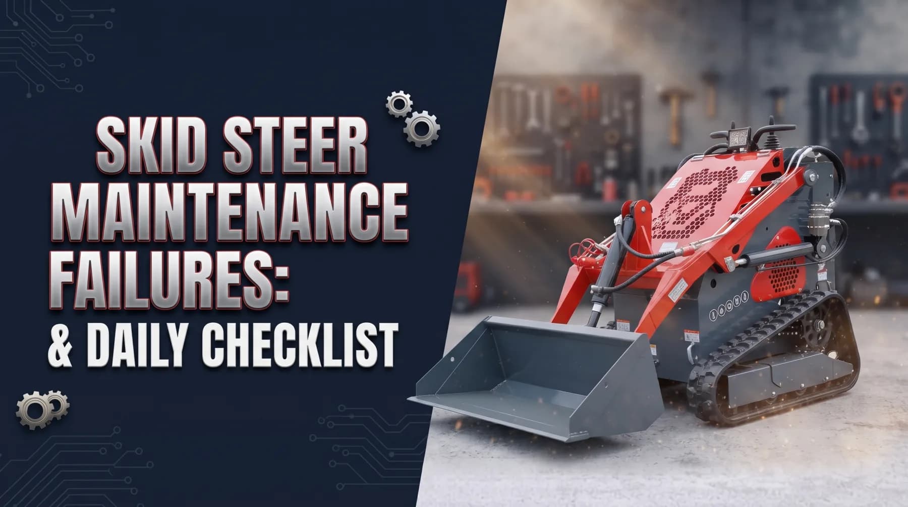 Skid Steer Maintenance Failures: Prevention & Daily Checklist