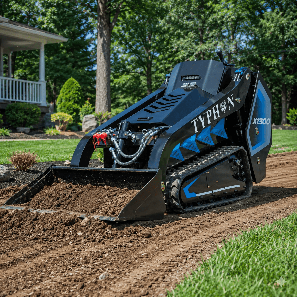 Driveway and pad prep application