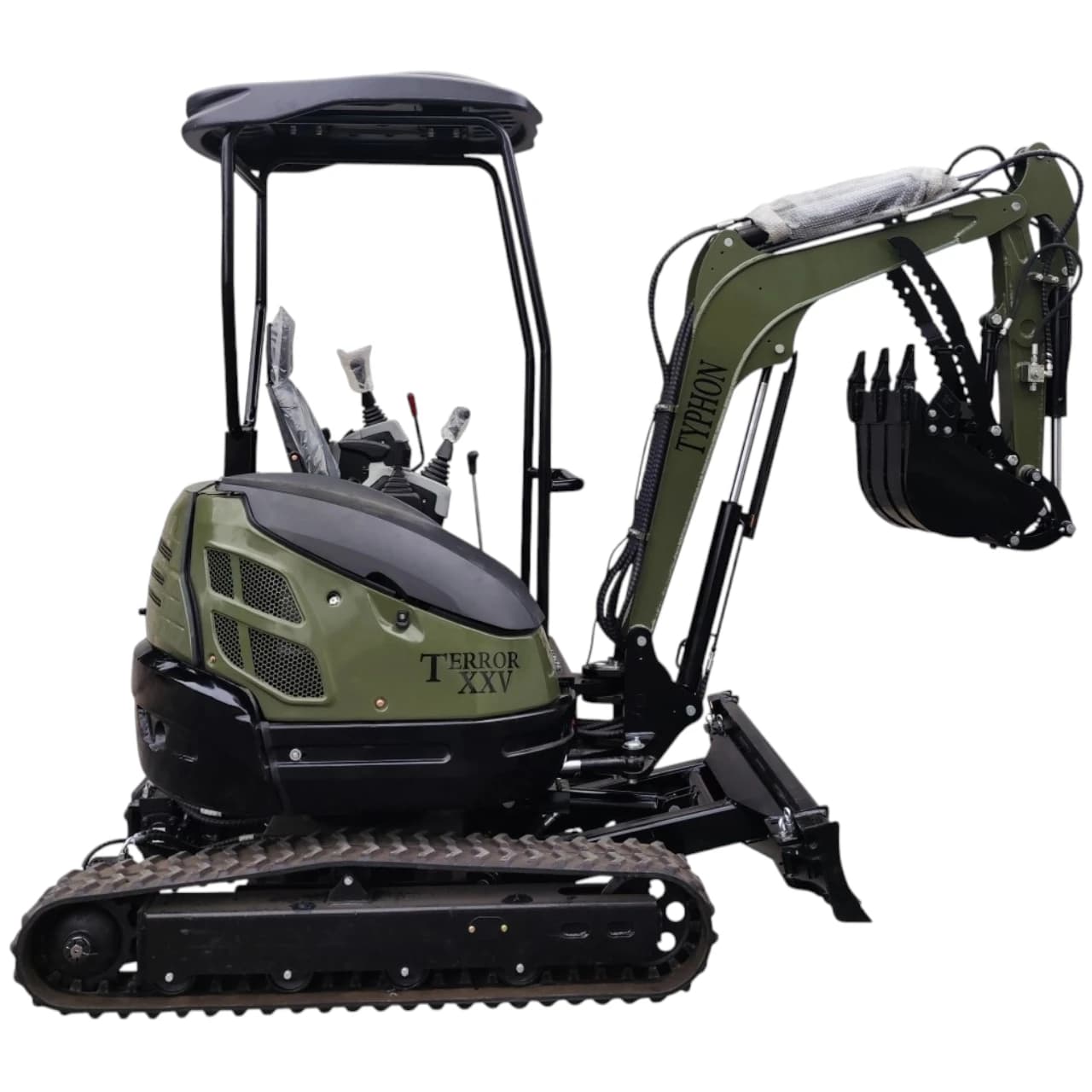 TYPHON TERROR XXV 2.5 Ton Mini Excavator KUBOTA Diesel Engine USA