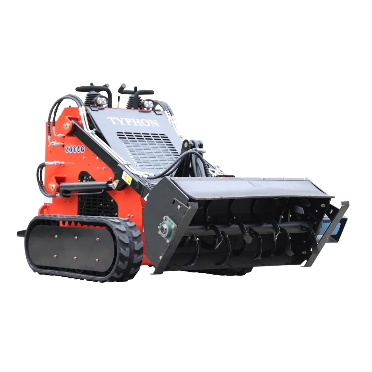 Skid Steer Loader Rotary Plow Tiller Attachment USA
