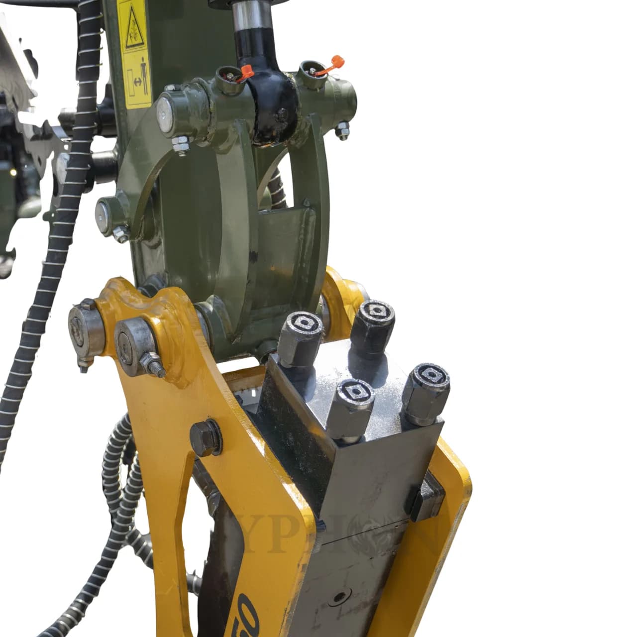 Hydraulic Hammer Attachment Hydraulic Breaker Hammer for TERROR XXV and other 2.1-3 Ton Mini Excavators USA thumbnail 2