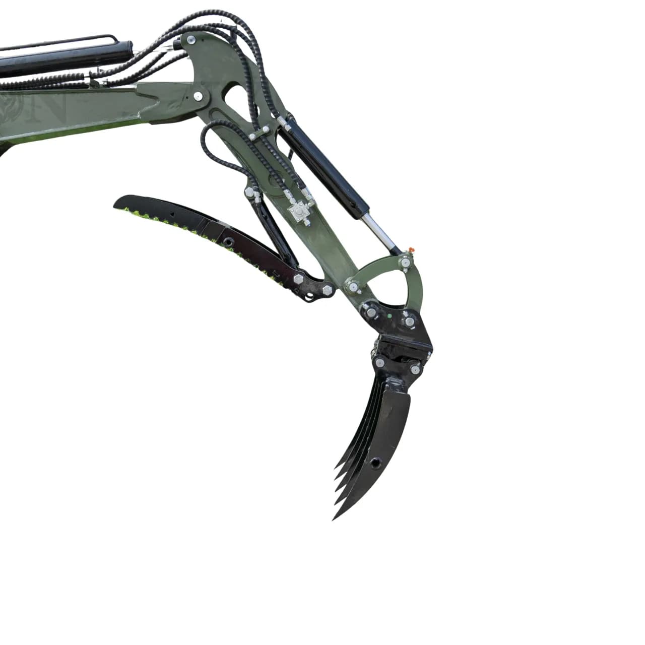Mini Excavator Rake Compact Attachment General for for TERROR XXV and other 2.1-3 Ton Mini Excavators USA thumbnail 2