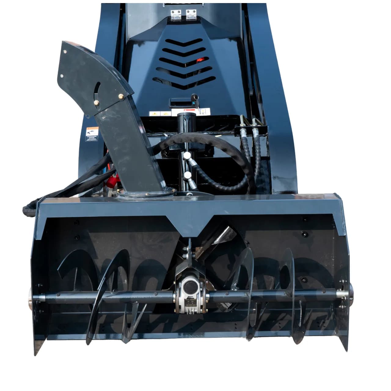 1100mm Hydraulic Snow Blower Attachment for TYPHON STOMP X1300 & STOMP 509 Mini Skid Steers thumbnail 2