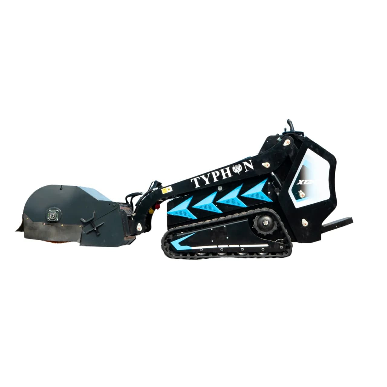 Hydraulic Pickup Sweeper Broom Attachment for TYPHON STOMP X1300 & STOMP 509 Mini Skid Steers thumbnail 2