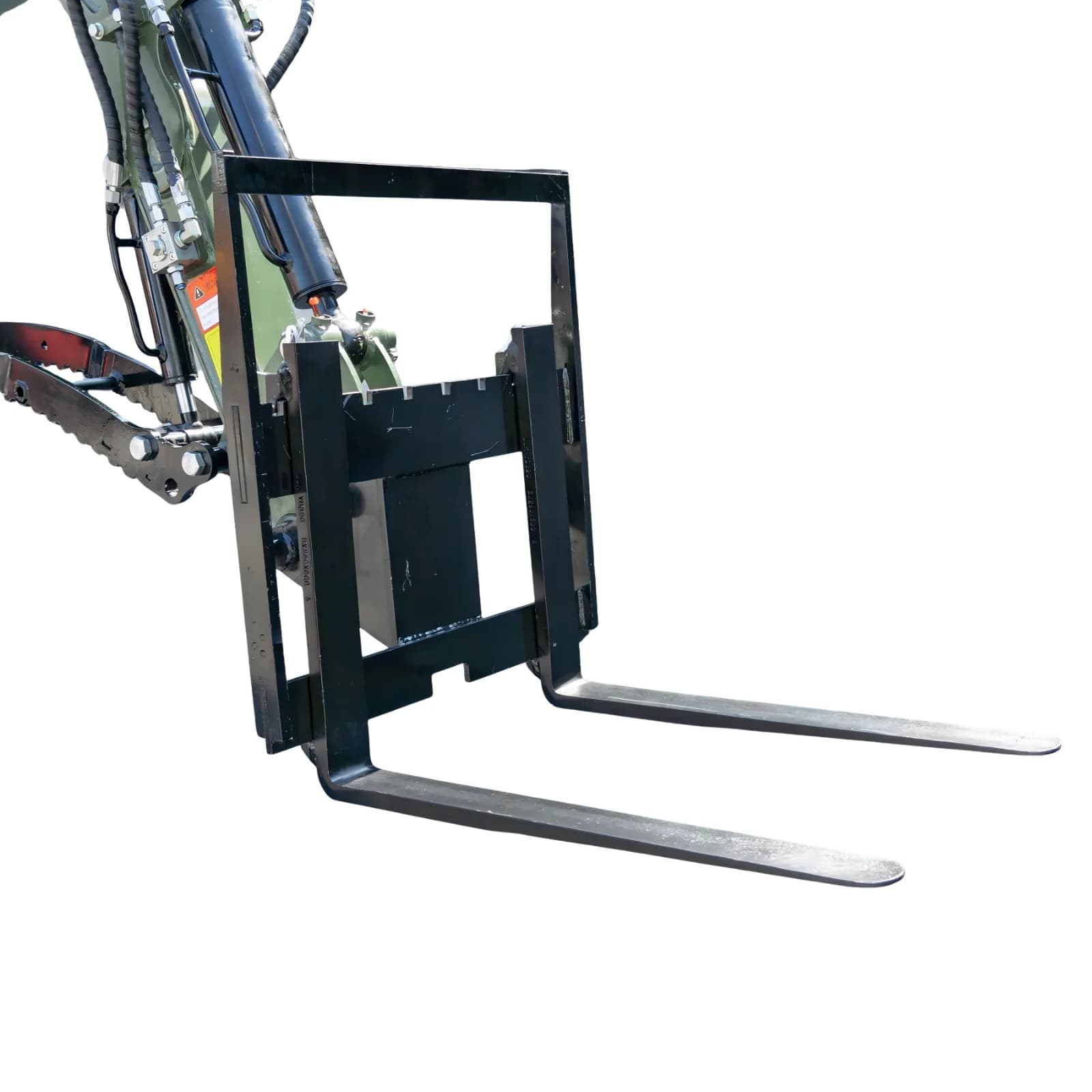 Pallet Fork Attachment Adjustable Stabilizer Bar USA for TERROR XXV and other 2.1-3 Ton Mini Excavators thumbnail 2