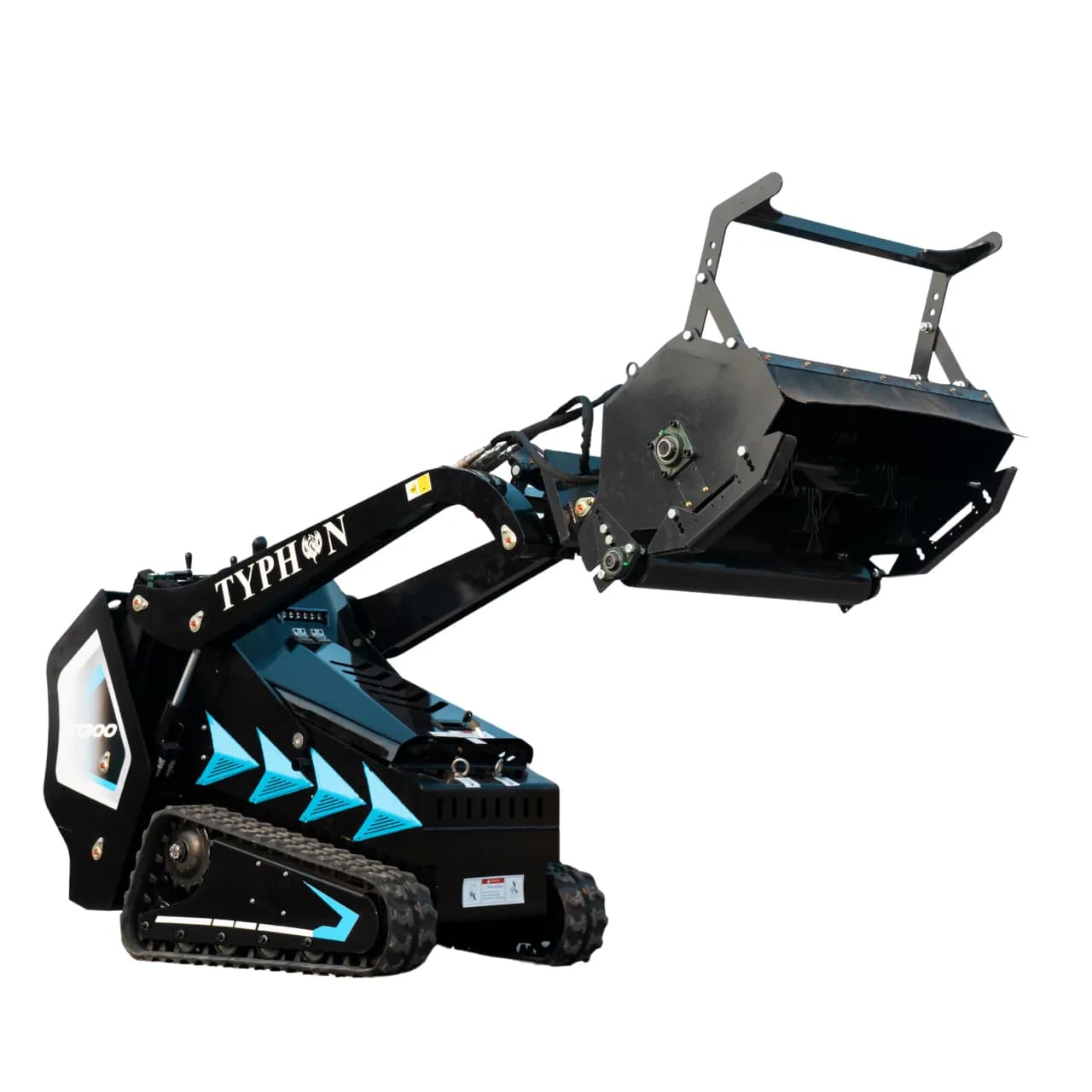 New TYPHON STOMP X1300 & STOMP 509 Mini Skid Steer Forestry Mulcher Attachment thumbnail 2