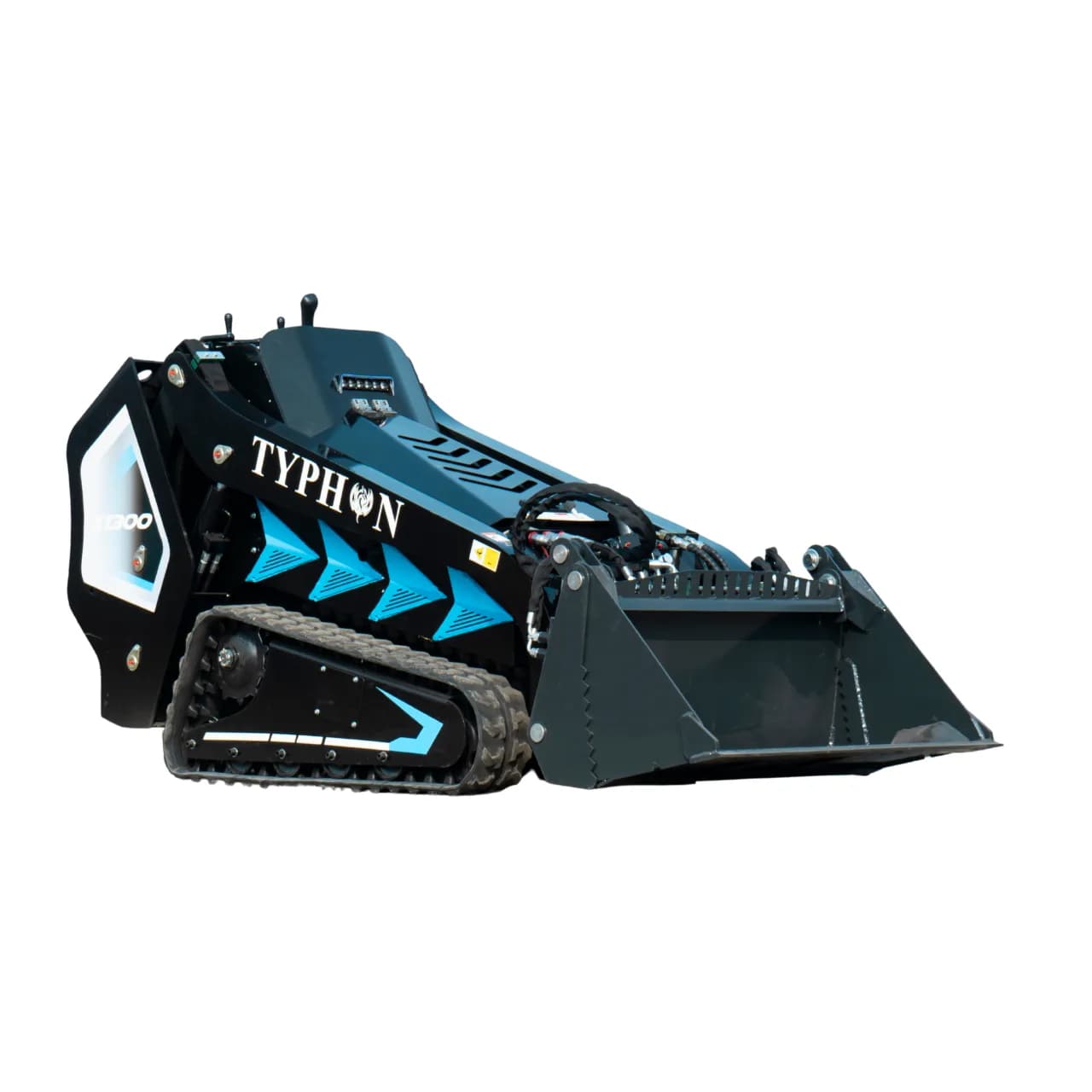 4-In-1 Bucket Combo Mini Skid Steer attachment for TYPHON STOMP X1300 & STOMP 509 thumbnail 2