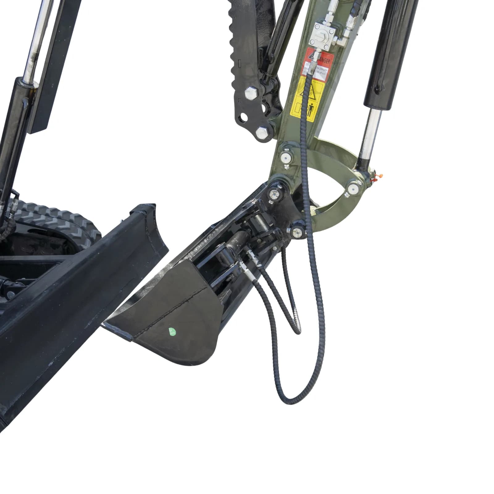 800mm Tilting Bucket Attachment Hydraulic Digging Bucket USA for TERROR XXV and other 2.1-3 Ton Mini Excavators thumbnail 2