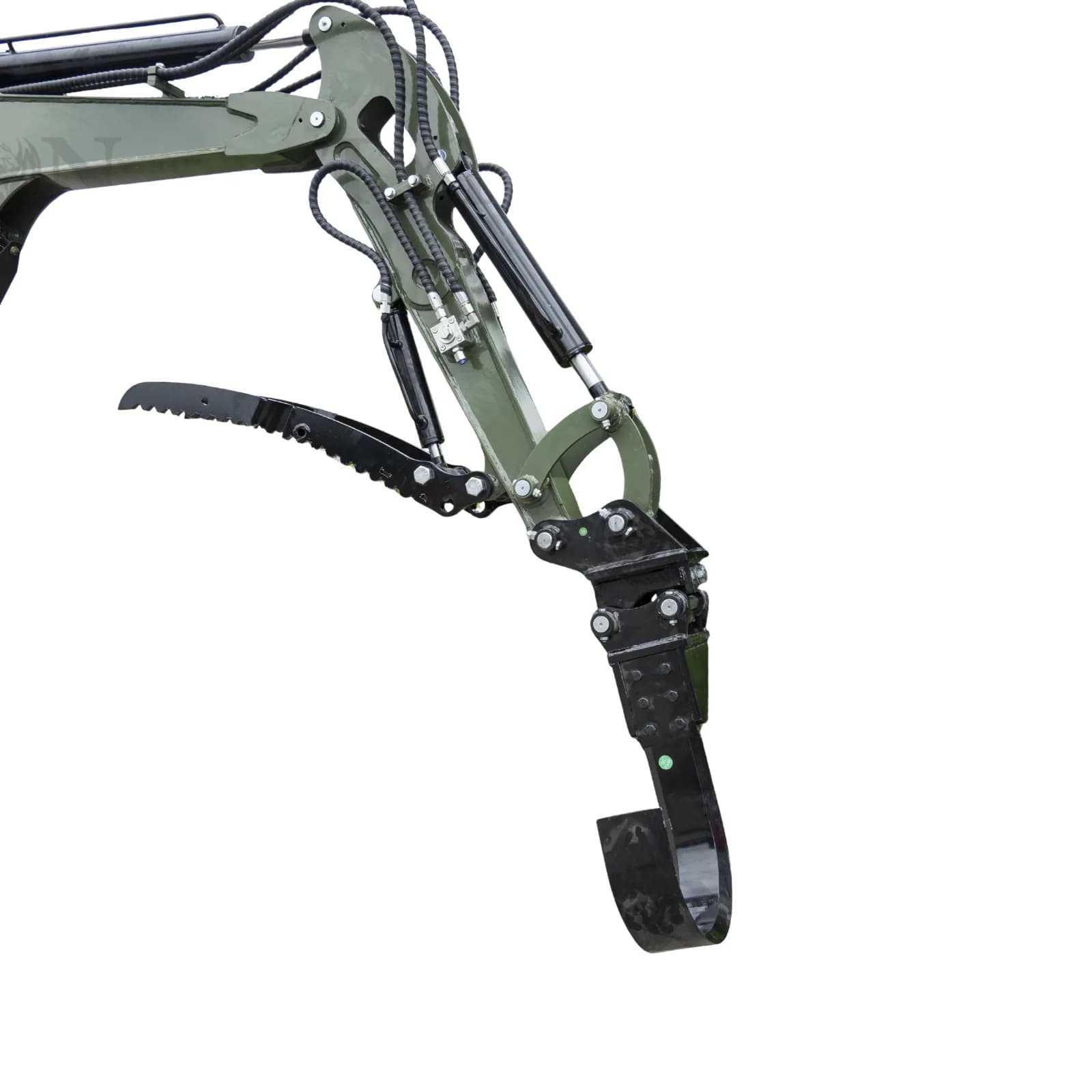 Tree Digging Blade Attachment Root Cutting Digging Blade for TERROR XXV and other 2.1-3 Ton Mini Excavators thumbnail 2