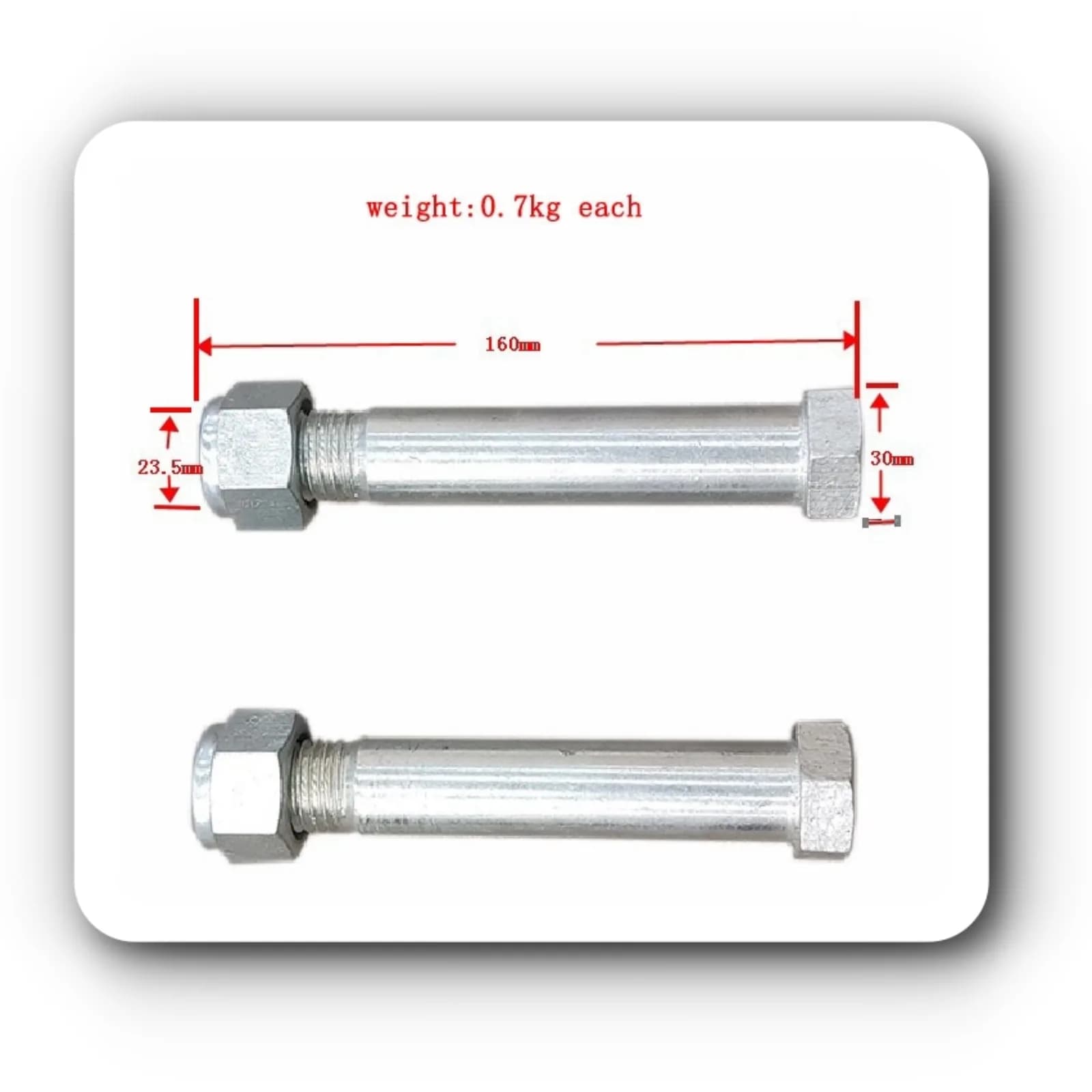 500mm Plain Mud Bucket: Attachment for TYPHON Mini Excavators USA thumbnail 3