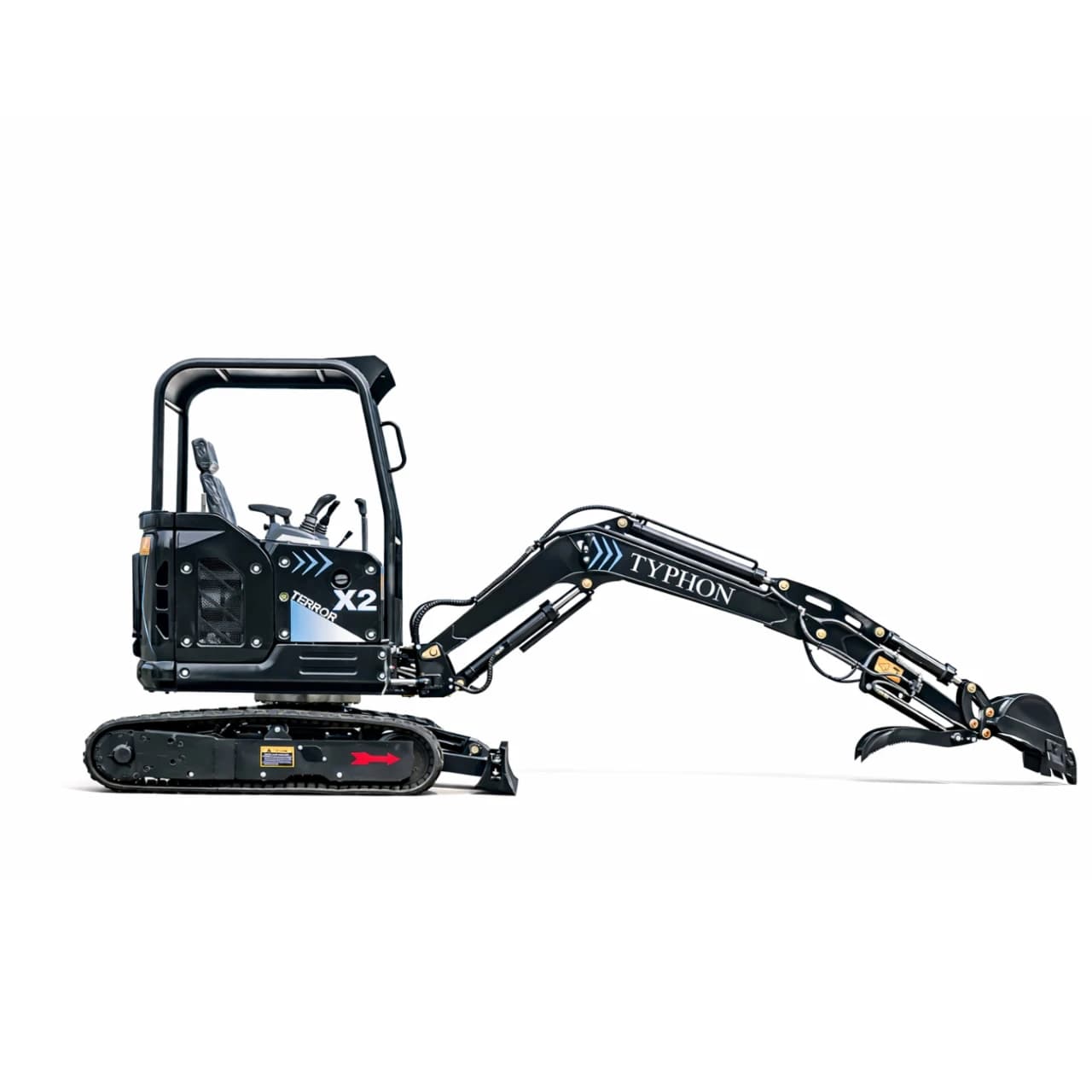TYPHON TERROR X2 Max Canopy Mini Excavator Powerful 2.5 Ton Compact Machine with Yanmar Engine Advanced Hydraulic System thumbnail 3