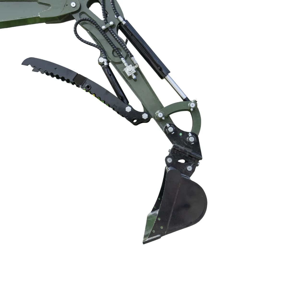 1000mm Leveling Bucket Attachment Digging Bucket USA For TERROR XXV and other 2.1-3 Ton Mini Excavators thumbnail 3