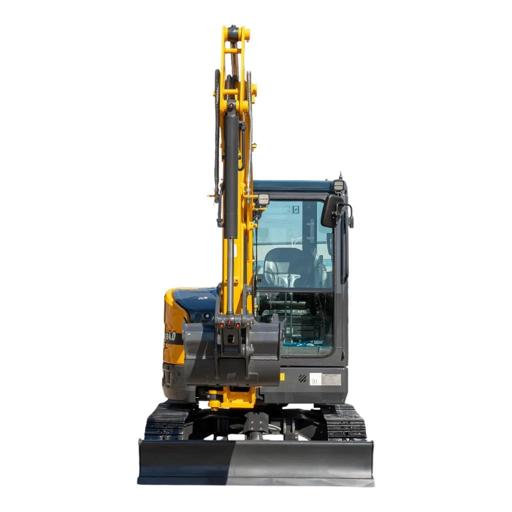 TYPHON NAGA 4.0 Mini Excavator with 4 Ton 24.4hp Yanmar Diesel Engine Metal Track ISO SAE control switch, AC Heater Cabin, 2 Travel Speed thumbnail 3