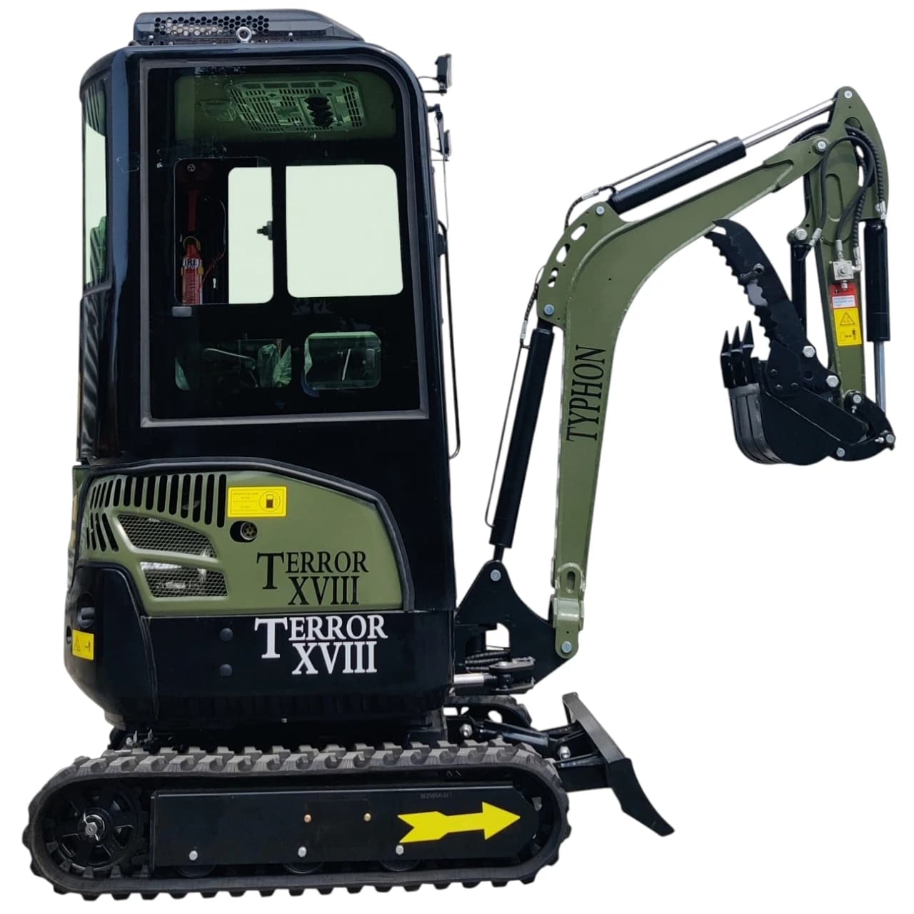 TYPHON TERROR XVIII Prestige 2 Ton Mini Excavator KUBOTA Diesel Engine USA thumbnail 3