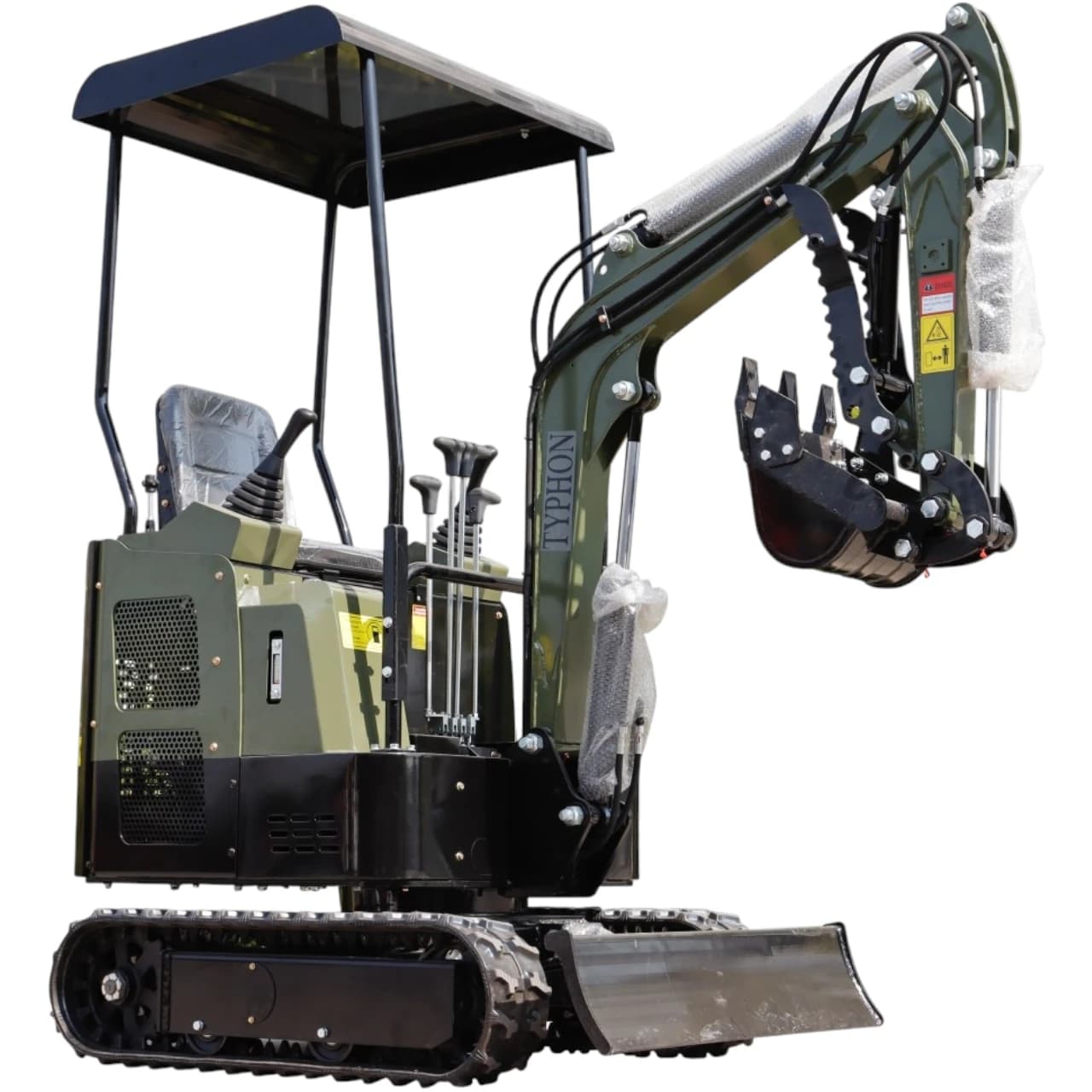 TYPHON TERROR XV STORM Mini Excavator – 1.05 Ton Trench Digger 13.5hp B&S EPA Engine USA thumbnail 3
