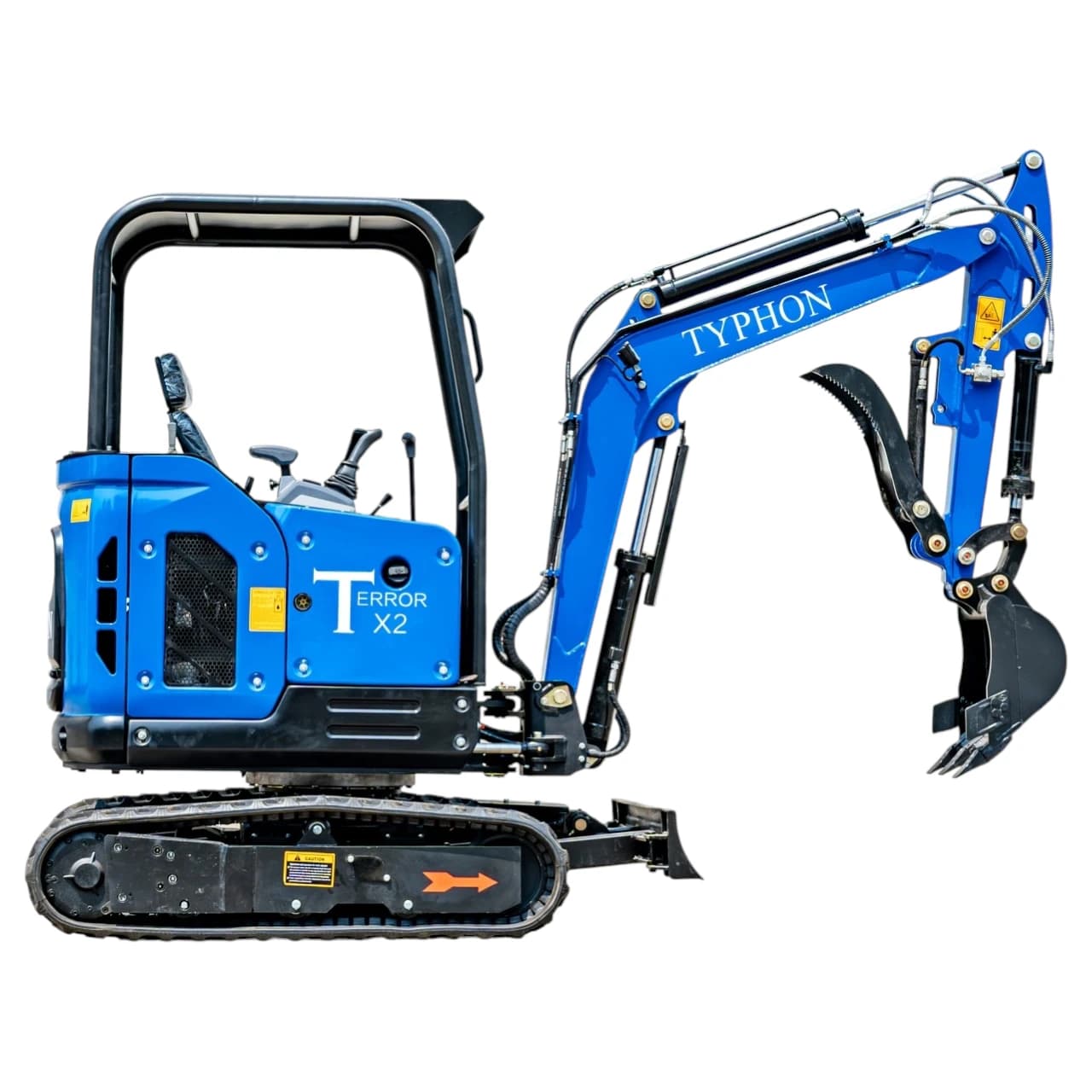 TYPHON TERROR X2 STORM Mini Excavator 2.5 Ton Diesel Kubota V1505 Engine USA thumbnail 3