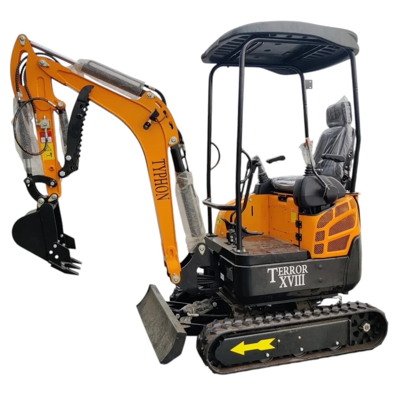 TYPHON TERROR XVIII Mini Excavator – 4000lbs Digger with 0.035 cbm Bucket USA thumbnail 3
