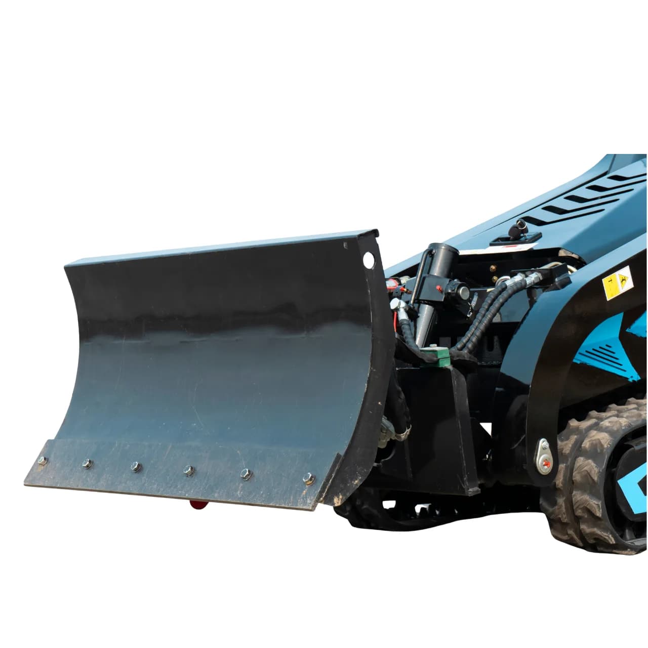 Hydraulic Angle Dozer Blade 30° for TYPHON STOMP X1300 & STOMP 509 Mini Skid Steers – Heavy-Duty Grading & Snow Attachment thumbnail 3