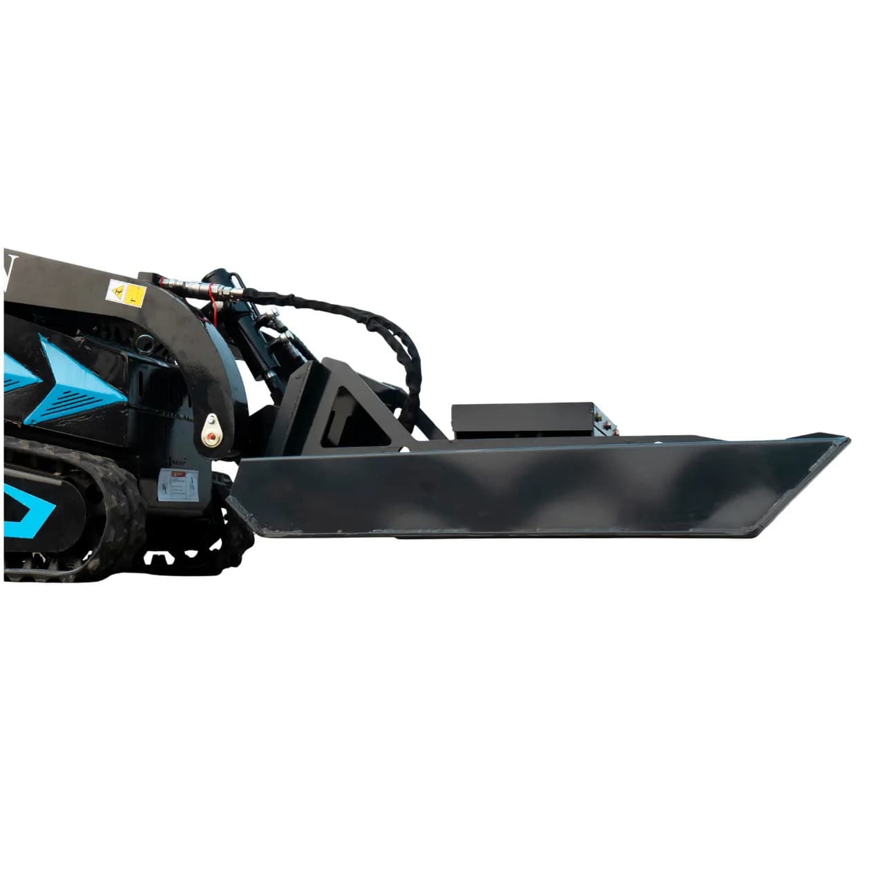 Heavy-Duty 3-Blade Hydraulic Brush Mower Attachment for TYPHON STOMP X1300 & STOMP 509 Mini Skid Steers thumbnail 3
