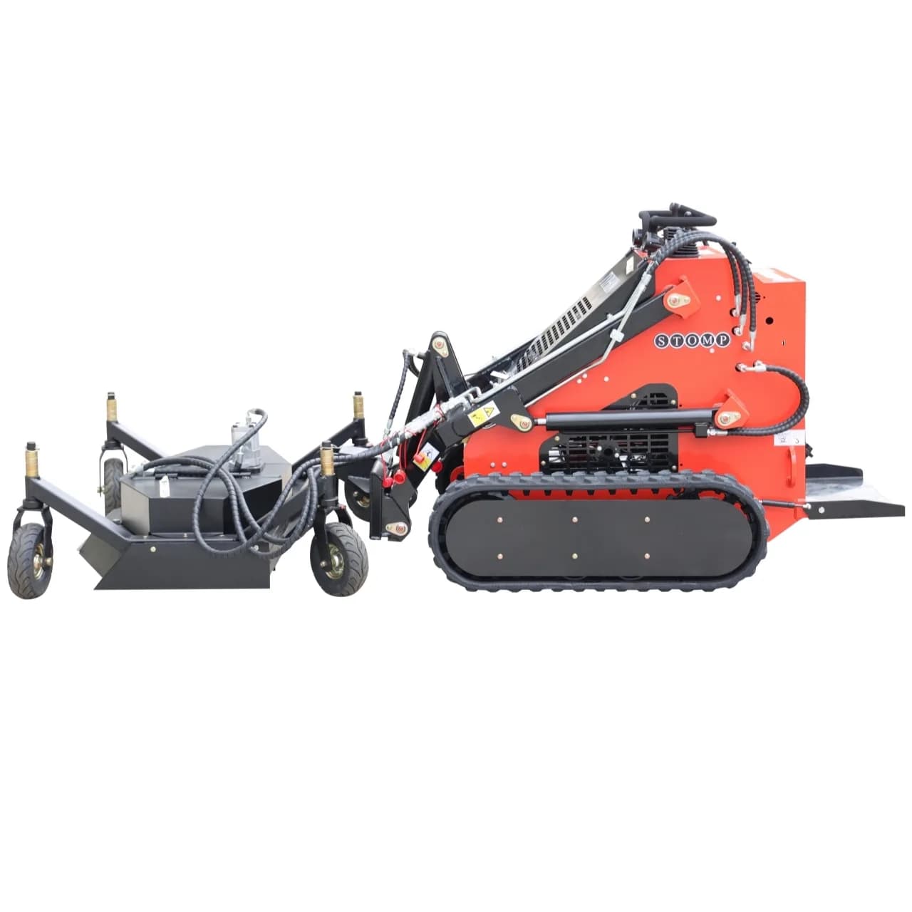 Skid Steer Loader Lawn Mower Attachment USA thumbnail 3