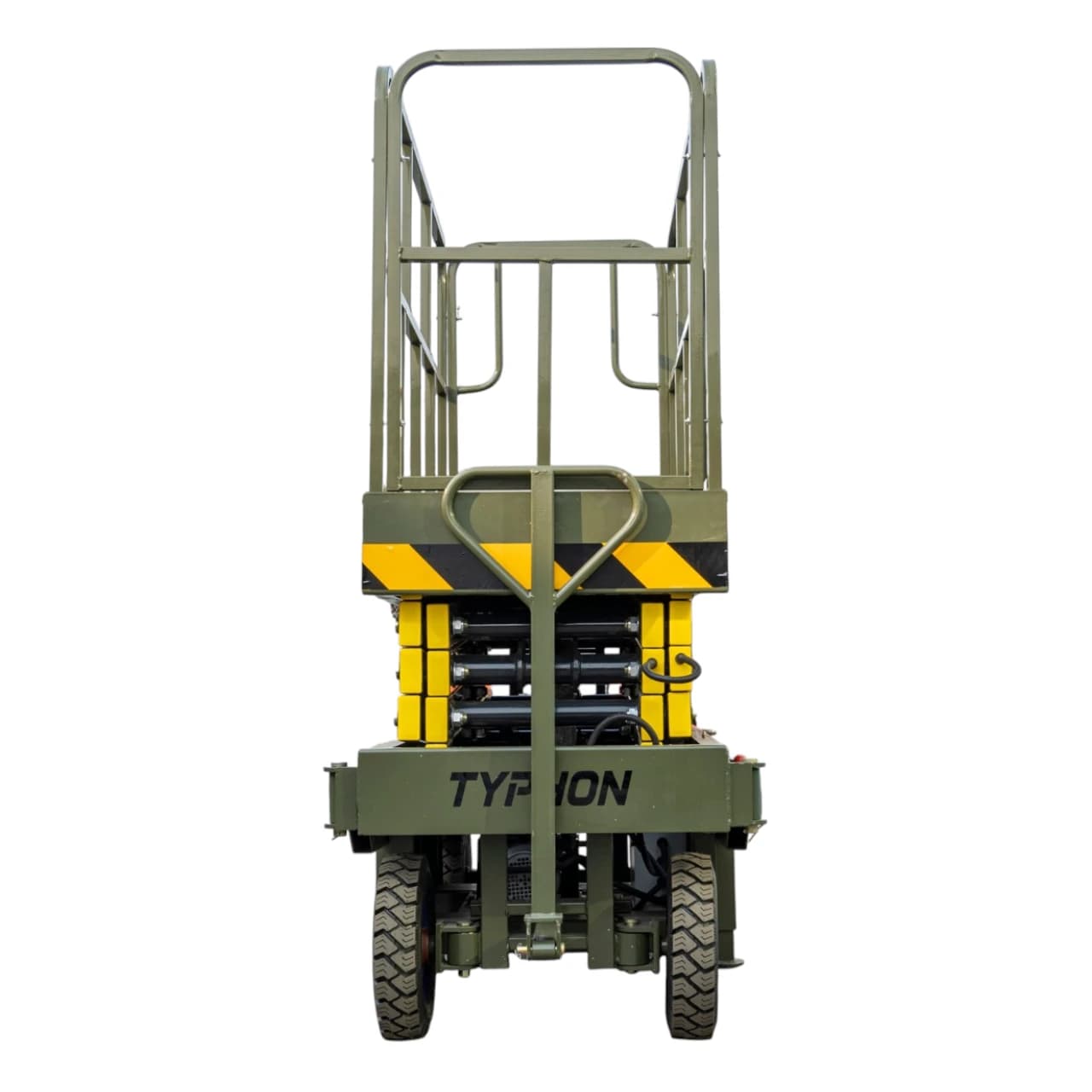 TYPHON xFlex-2037W Walk-Behind Scissor Lift comes with 20ft Working Height and Manual outriggers 1102 lbs load capacity 110V Electric thumbnail 3