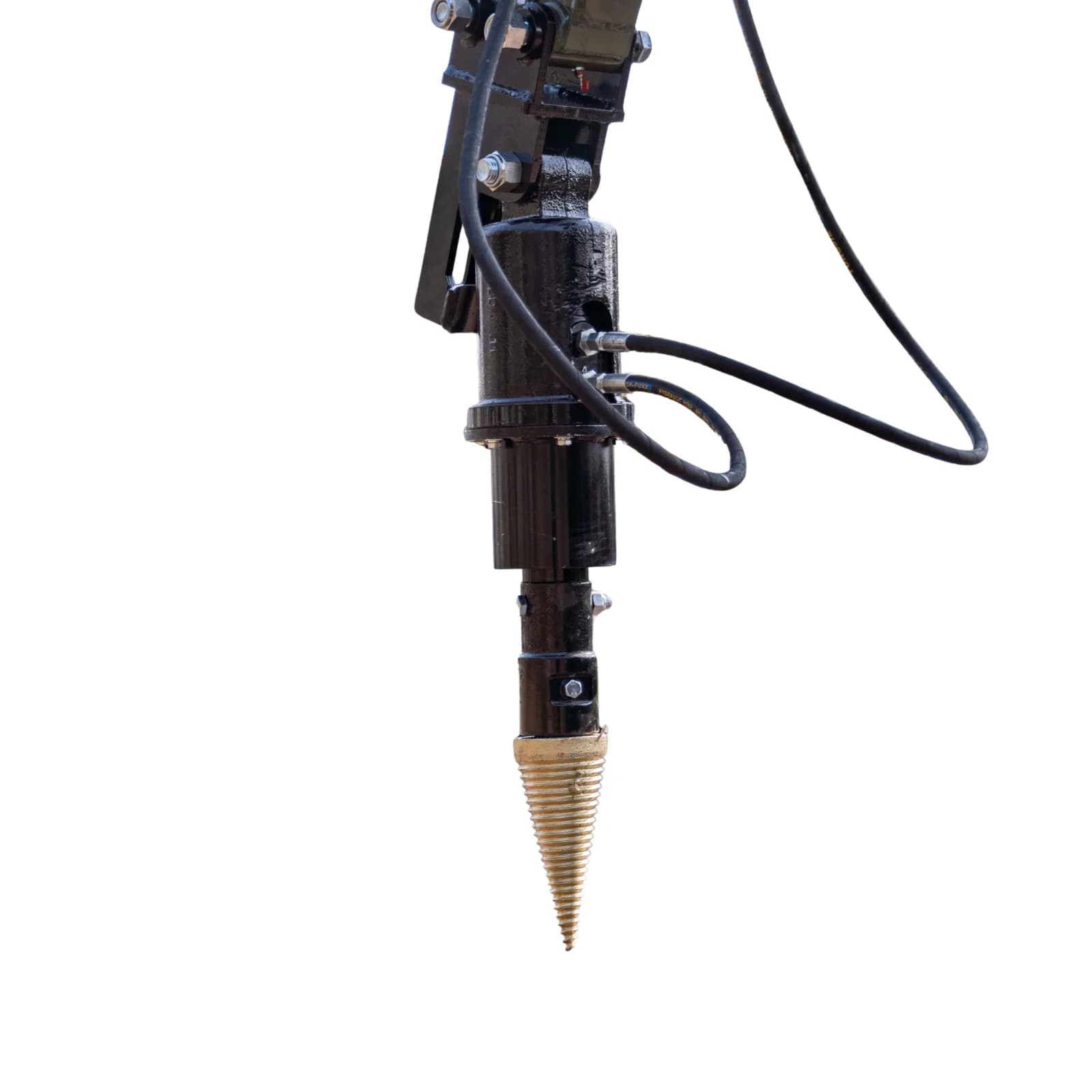 Mini Excavator Hydraulic Wood Splitter Drill Attachment 150mm TYPHON Compatible thumbnail 3