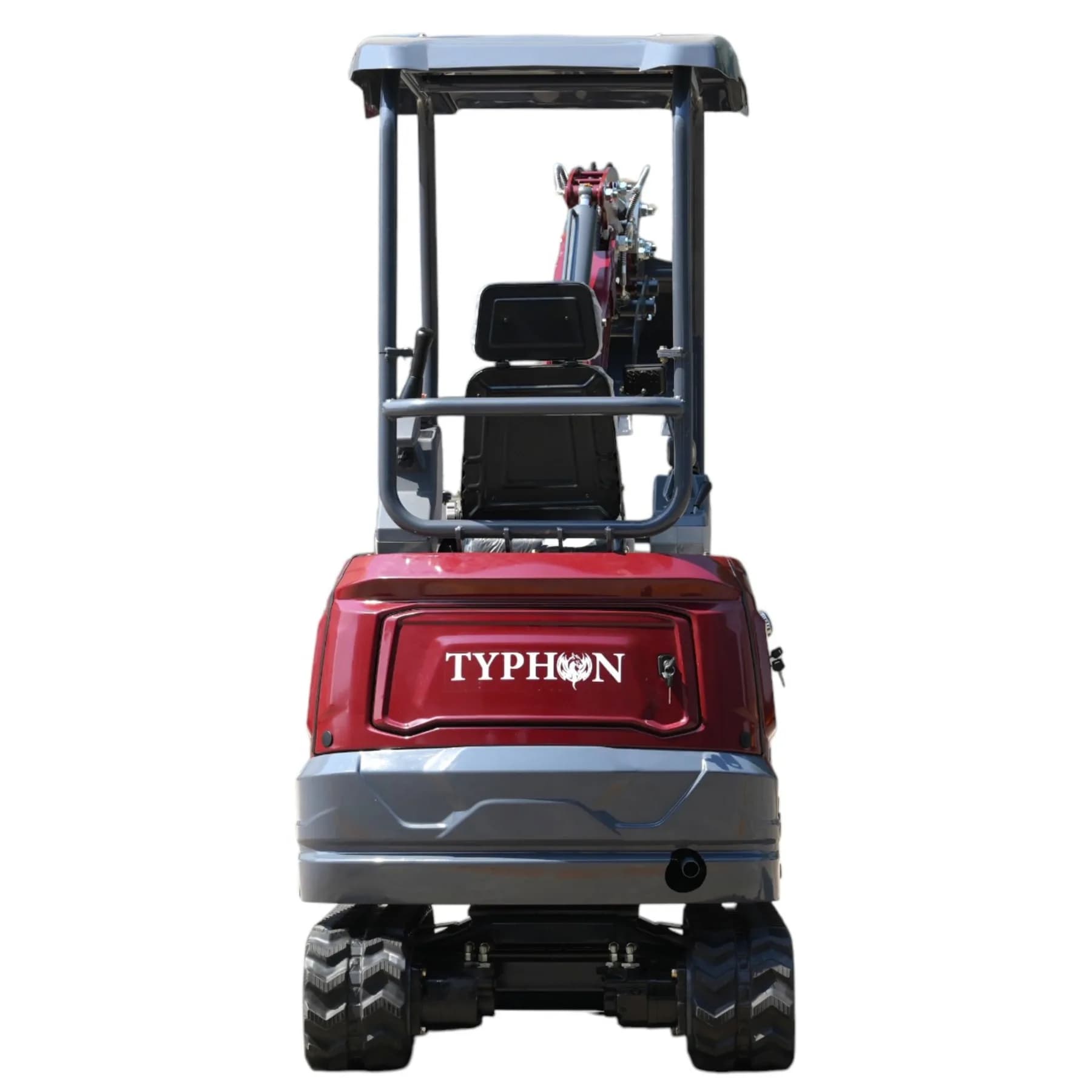 TYPHON TERROR XVII PRO 3800 lbs Mini Excavator Kubota Diesel, Hydraulic Thumb, Dozer Blade & Boom Swing thumbnail 4