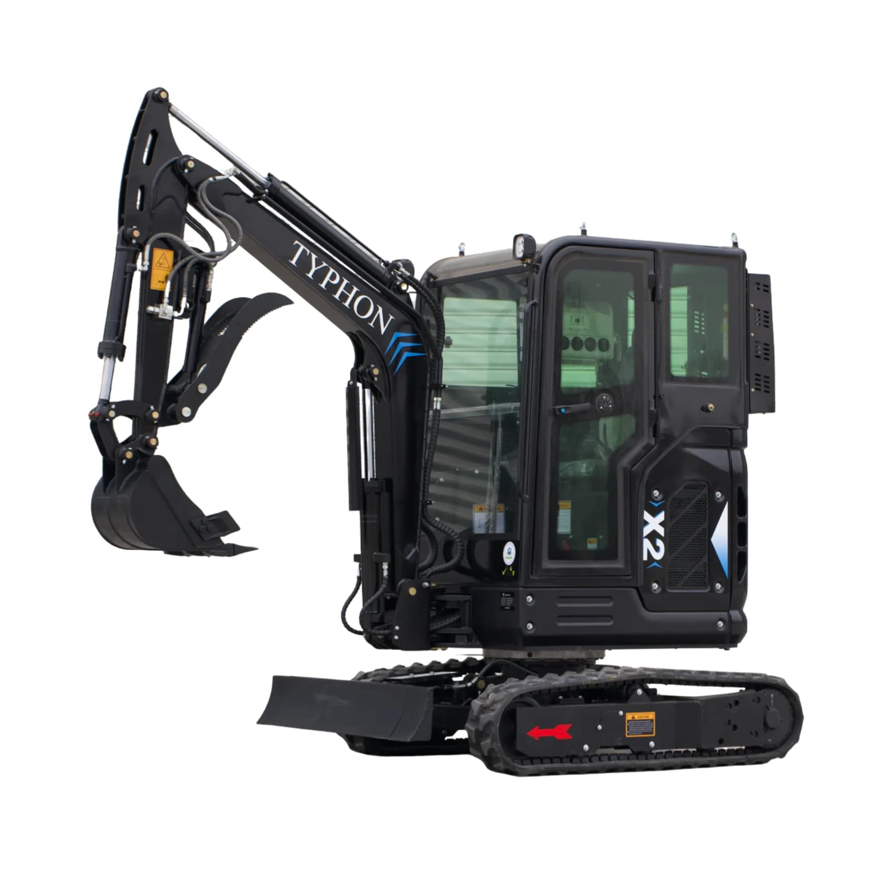 TYPHON TERROR X2 MAX 2.7-Ton Mini Excavator Powerful, Yanmar Engine, Cabin with A/C & Heater, Pilot Control, Boom Swing thumbnail 4