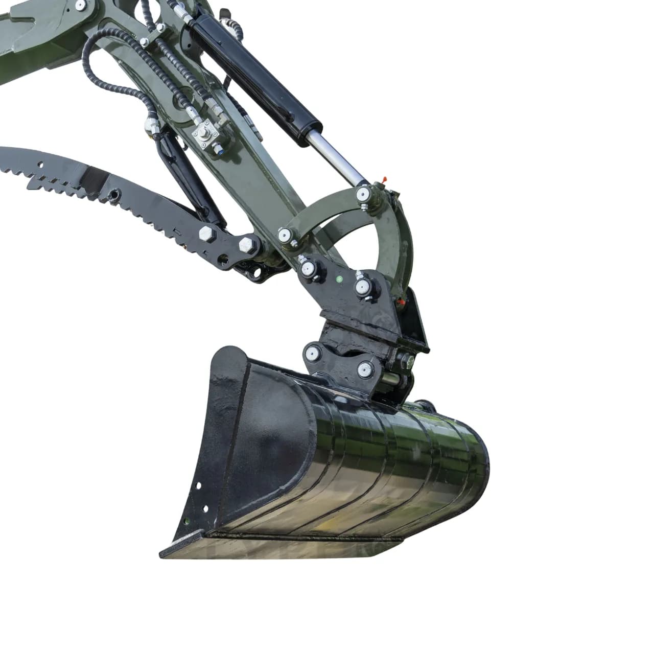 1000mm Leveling Bucket Attachment Digging Bucket USA For TERROR XXV and other 2.1-3 Ton Mini Excavators thumbnail 4