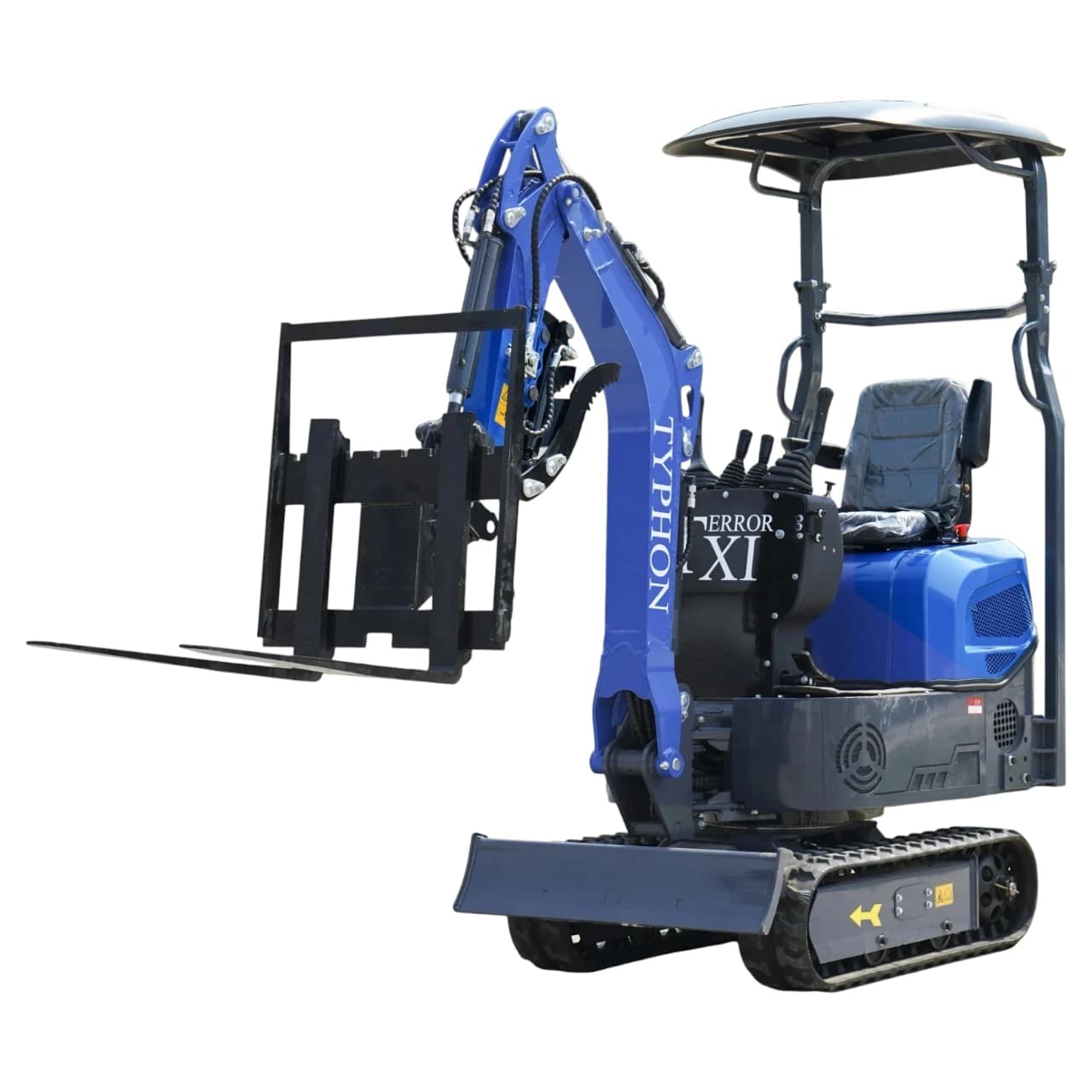 TERROR XI Mini Excavator Digger 13.5hp Gas B&S EPA Engine with 13 Attachments thumbnail 4