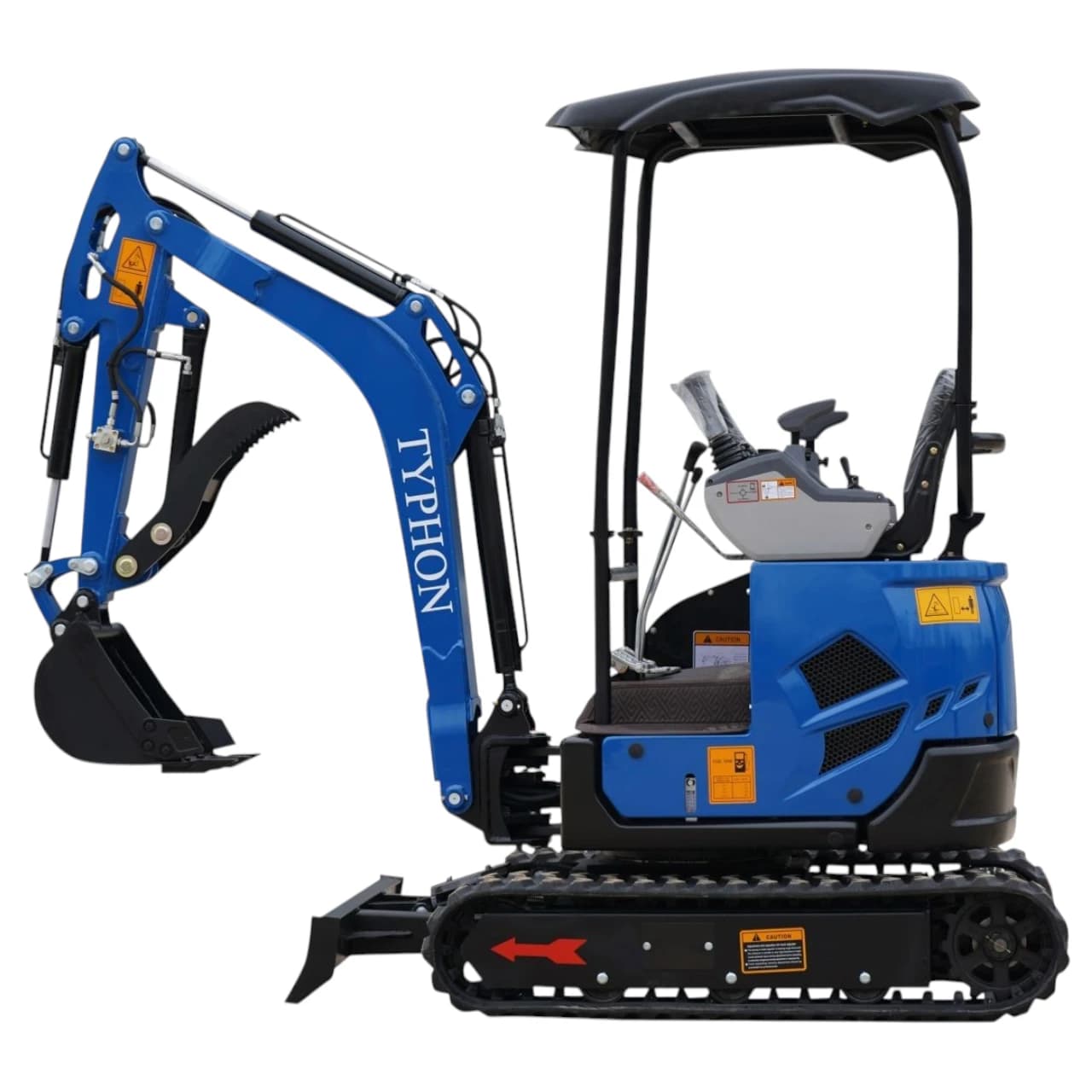 2025 3,800 lb TYPHON TERROR XVII Mini Excavator Rubber Track with Kubota D902 Diesel Engine USA thumbnail 4