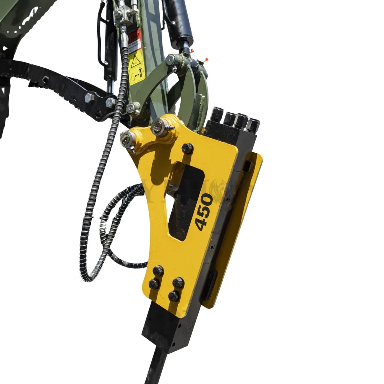 Hydraulic Hammer Attachment Hydraulic Breaker Hammer for TERROR XXV and other 2.1-3 Ton Mini Excavators USA thumbnail 4