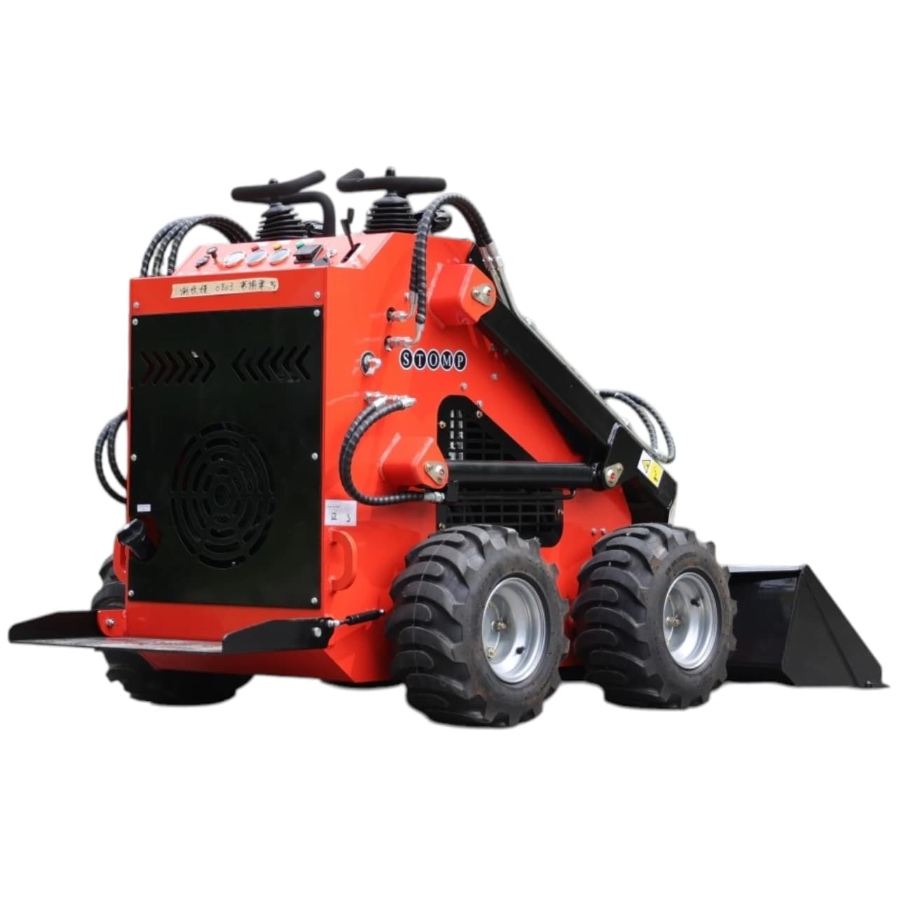 Brand New TYPHON STOMP 1,800lbs Mini Skid Steer 23.5HP Wheel Gas EPA B & S Engine USA thumbnail 4