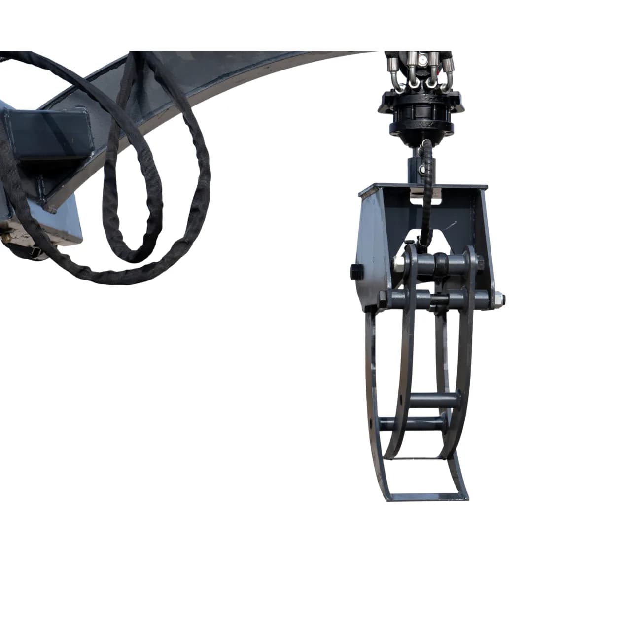 360° Hydraulic Rotary Wood Grabber for TYPHON STOMP X1300 & STOMP 509 Mini Skid Steers thumbnail 4