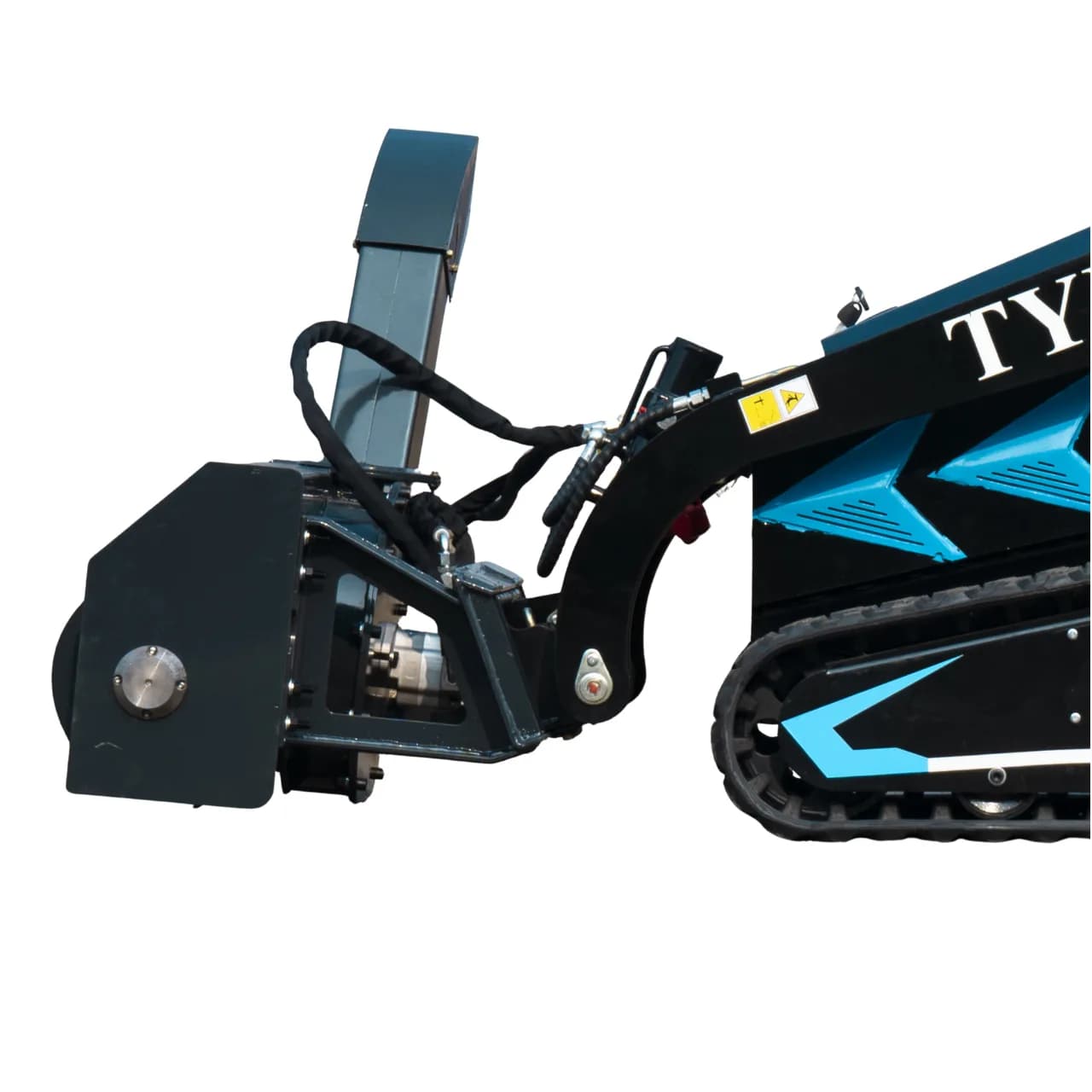 1100mm Hydraulic Snow Blower Attachment for TYPHON STOMP X1300 & STOMP 509 Mini Skid Steers thumbnail 4