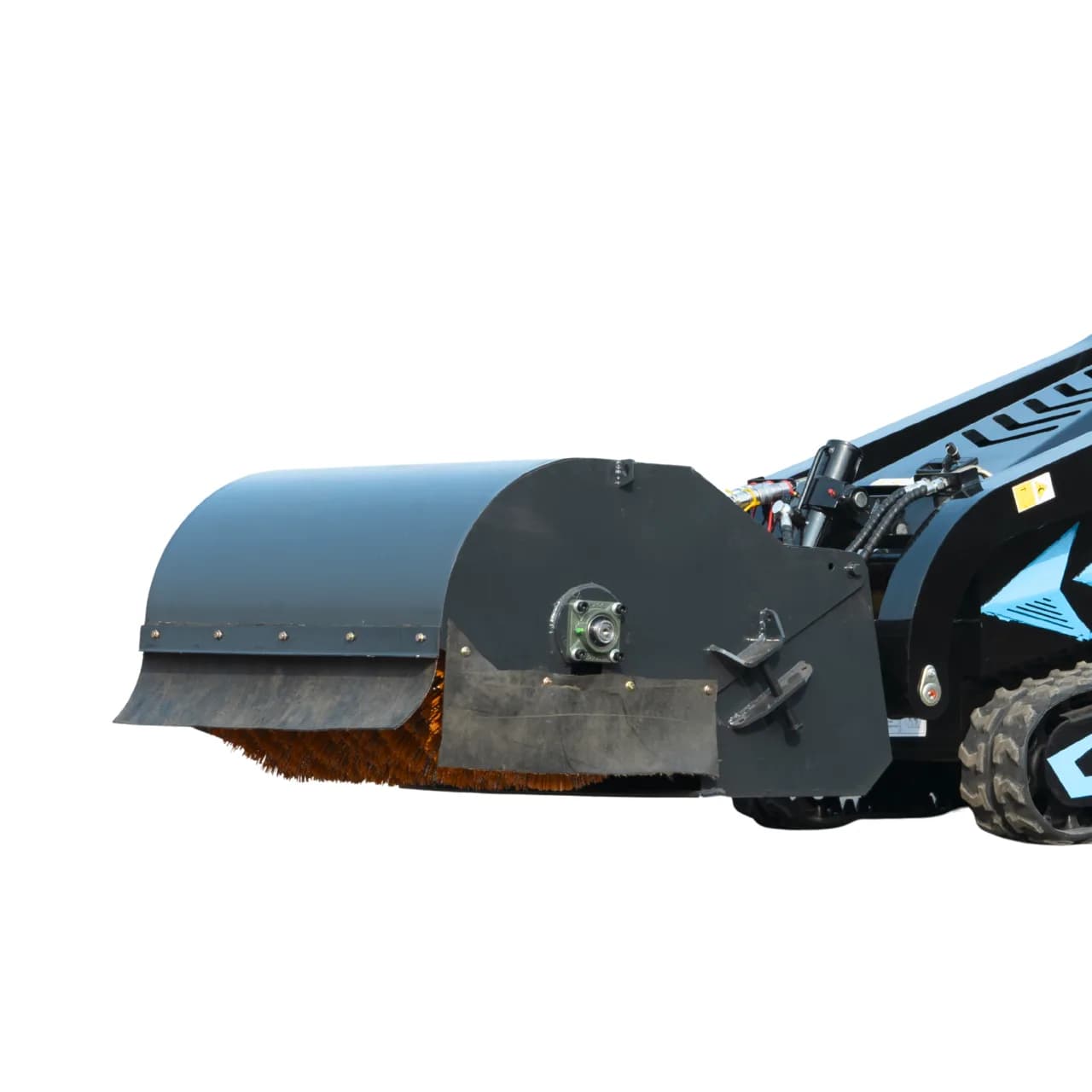 Hydraulic Pickup Sweeper Broom Attachment for TYPHON STOMP X1300 & STOMP 509 Mini Skid Steers thumbnail 4