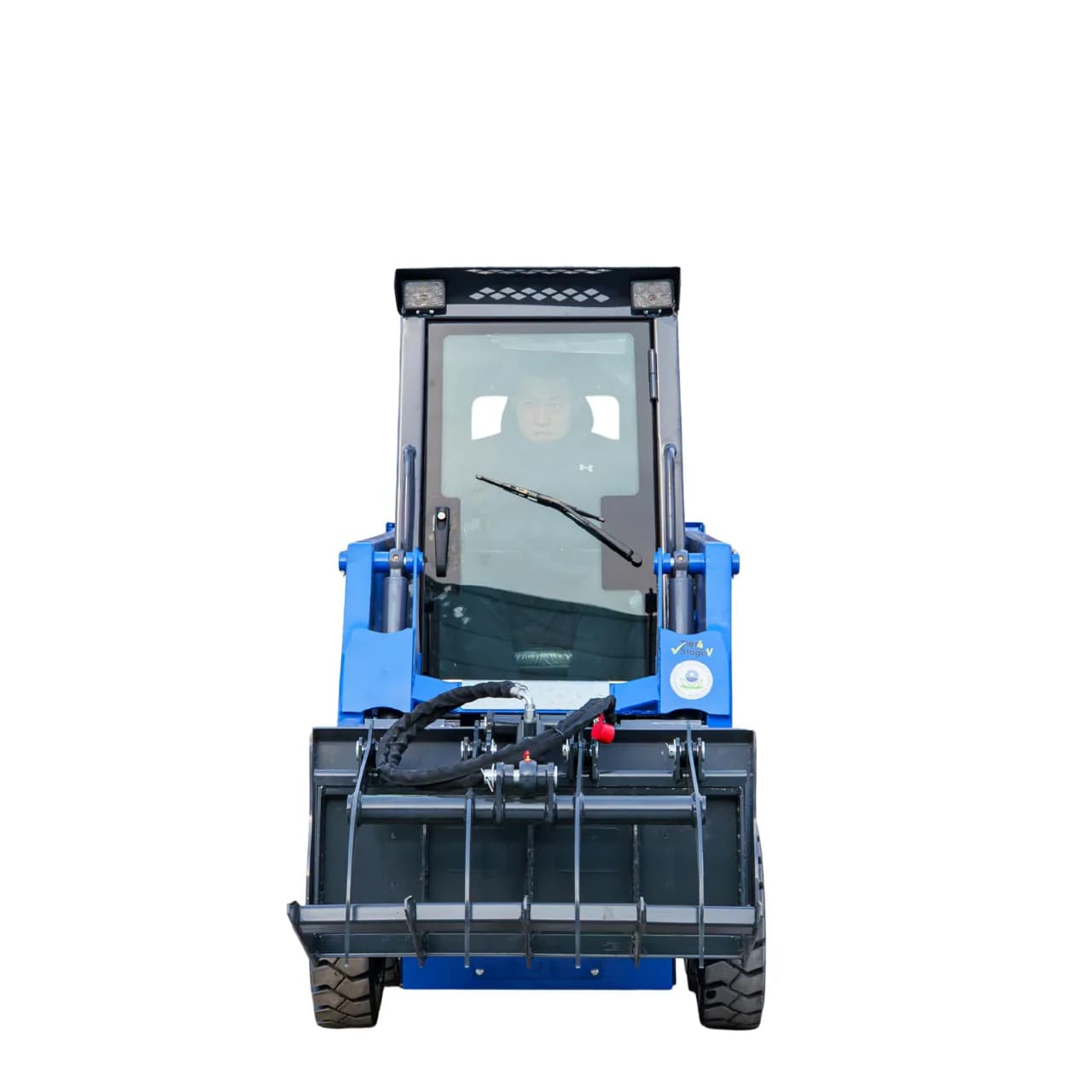Hydraulic Wood Grabber Attachment Mini Skid Steer TYPHON STOMP X1300 & STOMP 509 thumbnail 4
