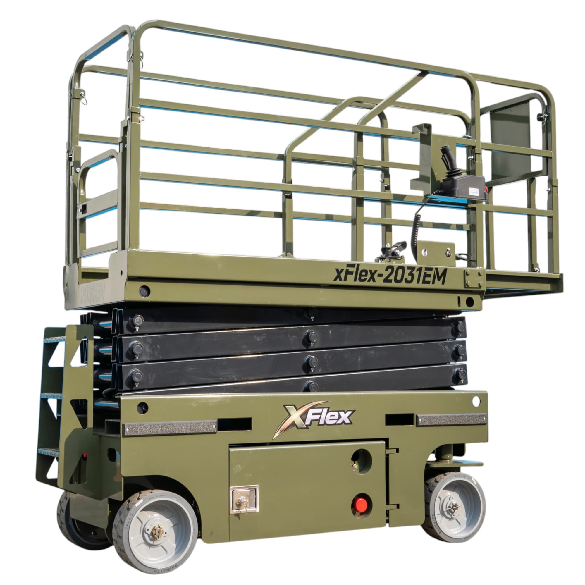 TYPHON xFLEX-2031EM 1.2 Ton Electric Mini Scissor Lift with 20ft Max Platform Height and 19.7" Platform Extend thumbnail 4