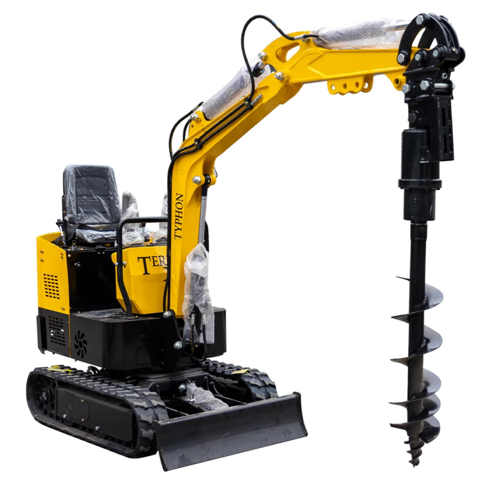 TYPHON Attachments Auger Drill Attachment for Mini Excavators Machinery USA thumbnail 5