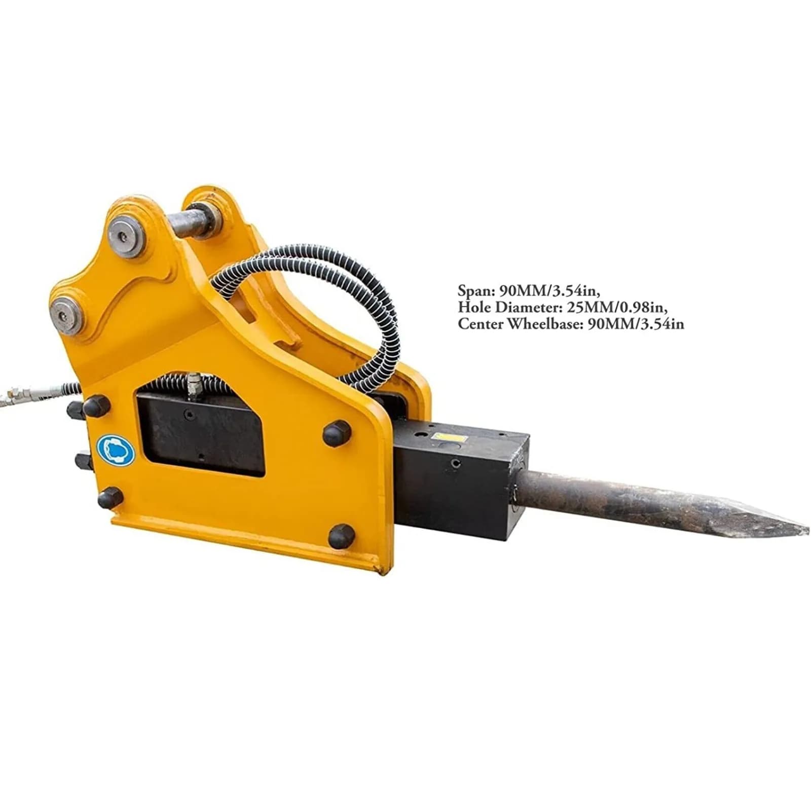 TYPHON Attachments Hydraulic Break Hammer Attachment for Mini Digger USA thumbnail 5