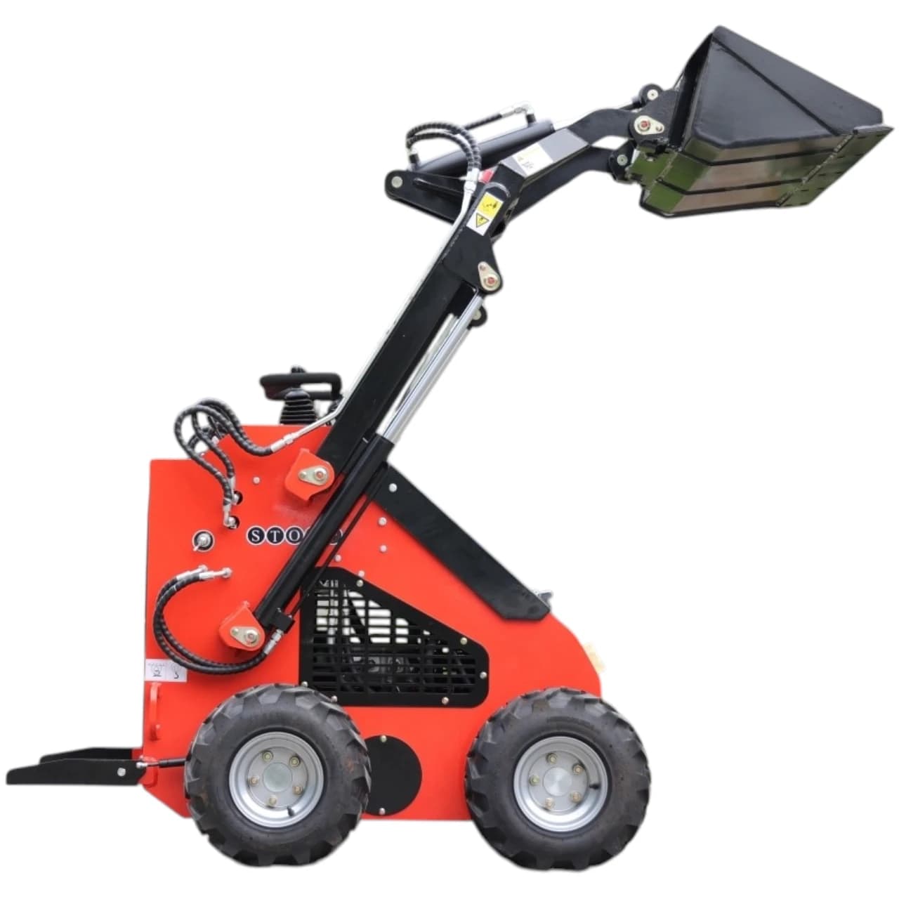 Brand New TYPHON STOMP 1,800lbs Mini Skid Steer 23.5HP Wheel Gas EPA B & S Engine USA thumbnail 5