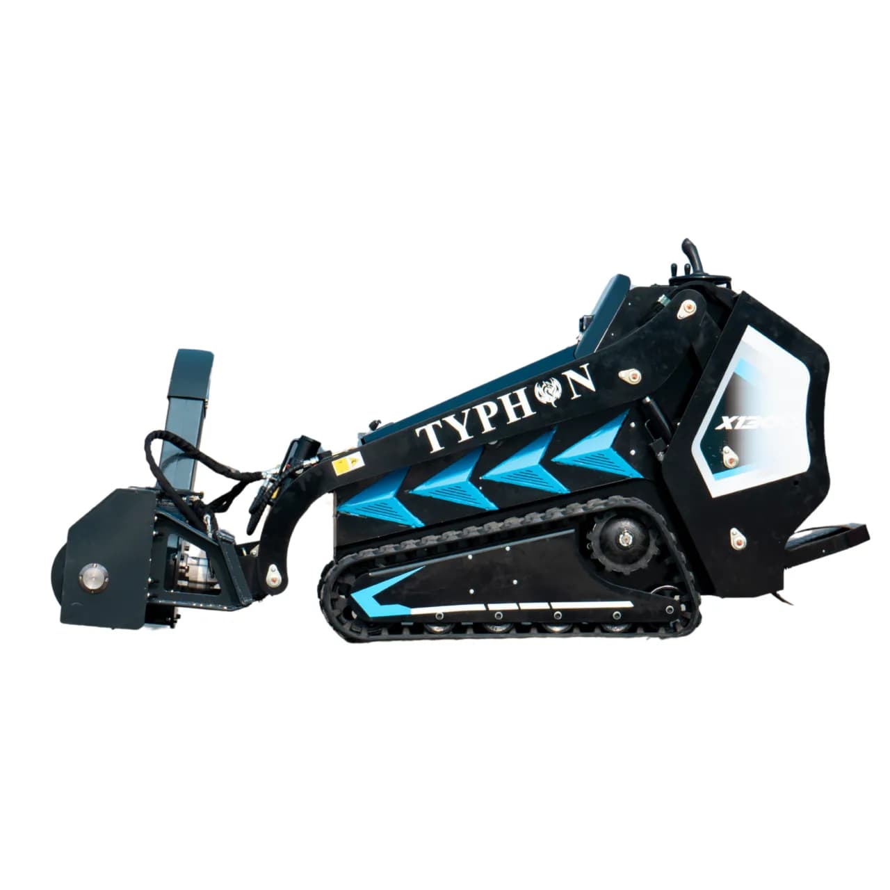 1100mm Hydraulic Snow Blower Attachment for TYPHON STOMP X1300 & STOMP 509 Mini Skid Steers thumbnail 5