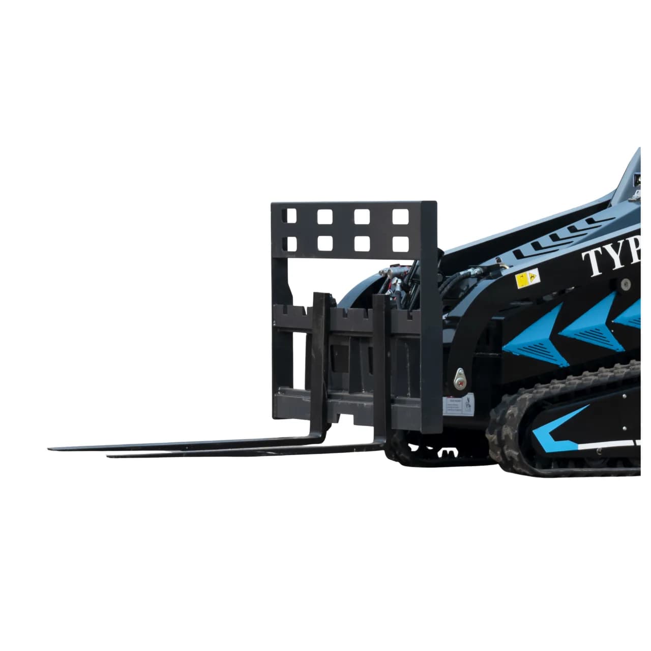 1000mm Pallet Fork & Hay Frame Attachment for TYPHON STOMP X1300 & STOMP 509 Mini Skid Steers thumbnail 5