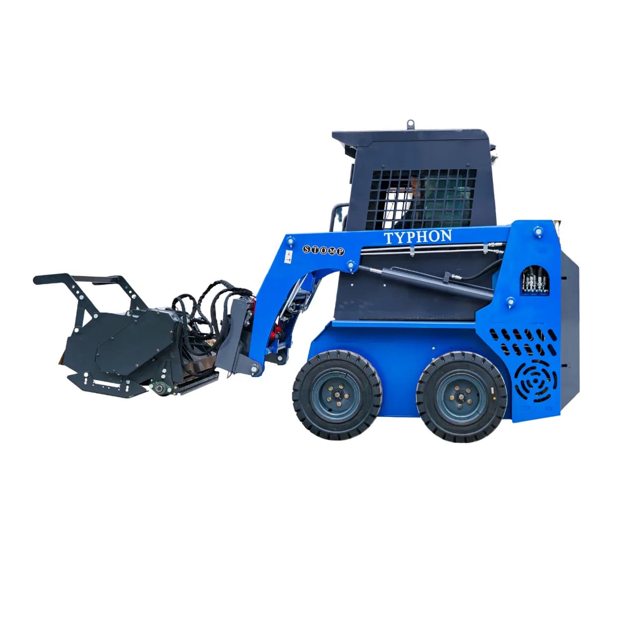 New TYPHON STOMP X1300 & STOMP 509 Mini Skid Steer Forestry Mulcher Attachment thumbnail 5
