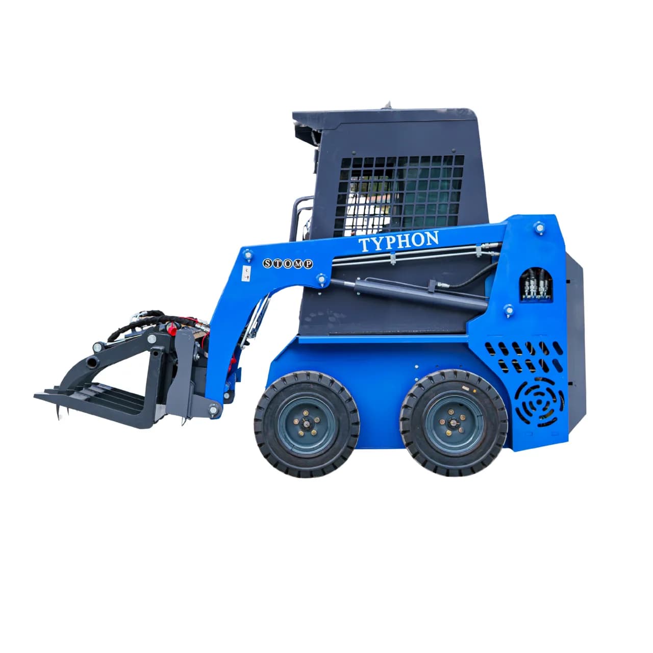 Hydraulic Wood Grabber Attachment Mini Skid Steer TYPHON STOMP X1300 & STOMP 509 thumbnail 5